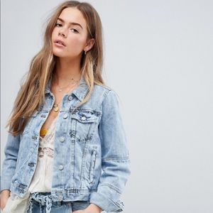 Free People Size S Rumors Denim Jacket